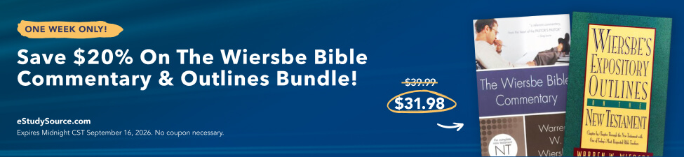 20% off Wiersbe Bundle